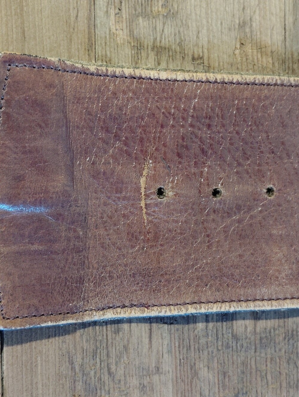 Wide Double Split Strap Brown Calf Skin leather Belt Western Boho Cincher Small - Picture 5 of 13